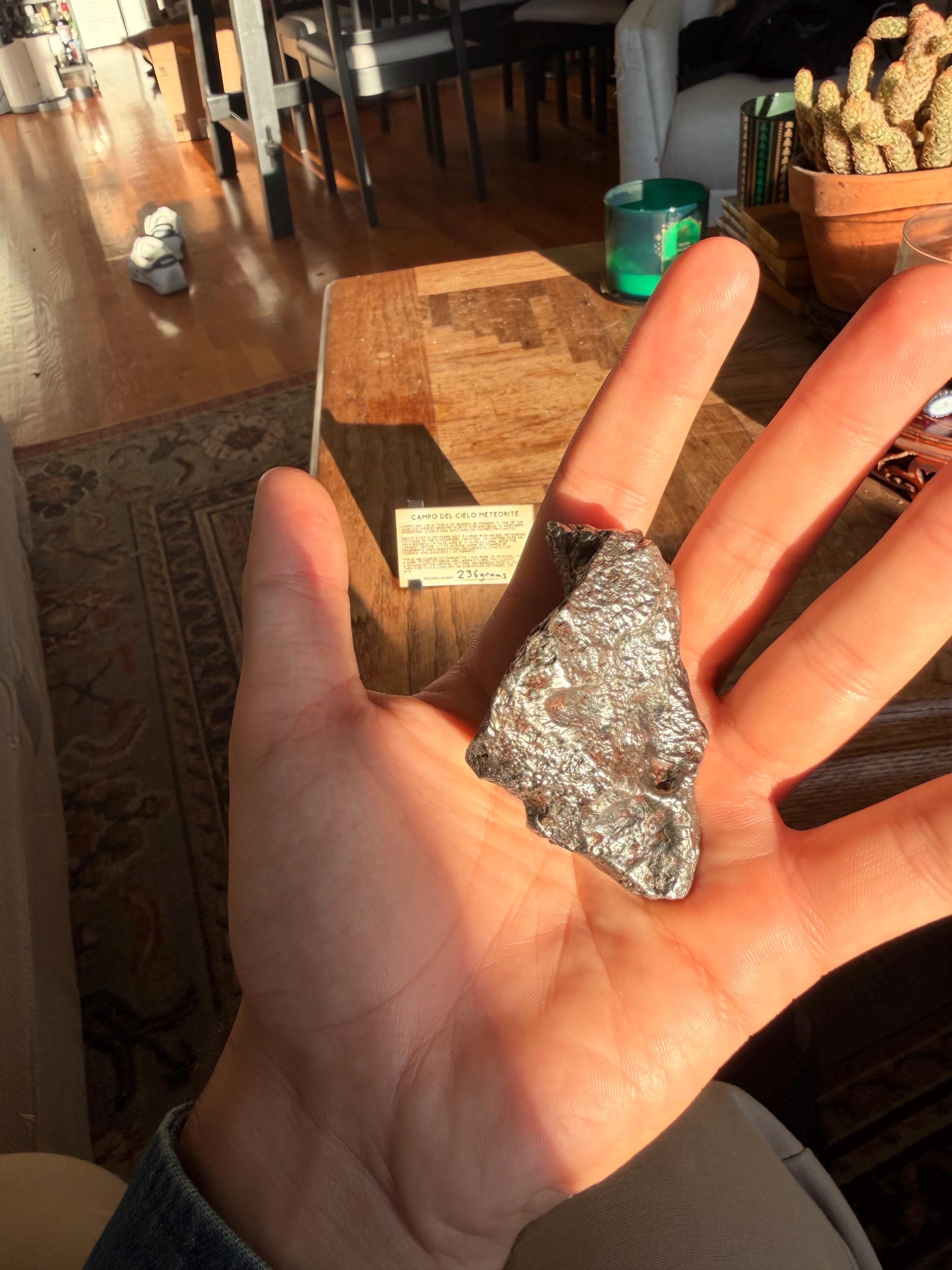 Authentic Meteorite - Campo del Cielo - 236 grams